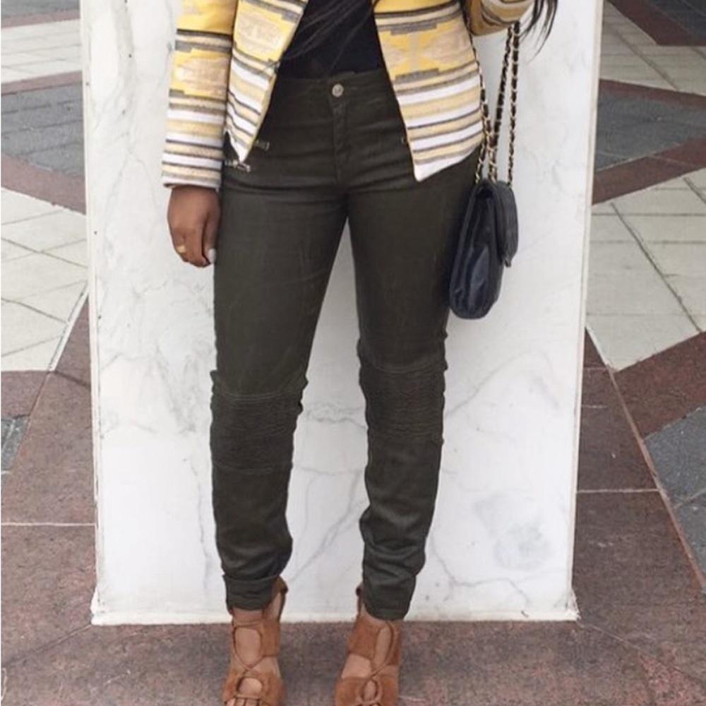 Leather Biker Pants